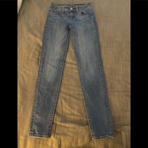 American Eagle stretch jeans- women size 0